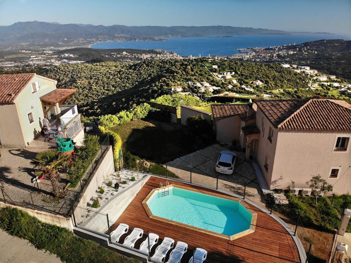 Gites Sassone, Vue Panoramique Sur Ajaccio Et La Mer Алата Екстер'єр фото
