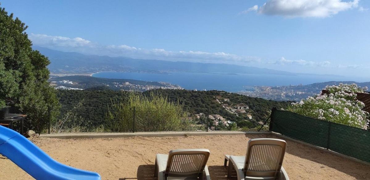 Gites Sassone, Vue Panoramique Sur Ajaccio Et La Mer Алата Екстер'єр фото