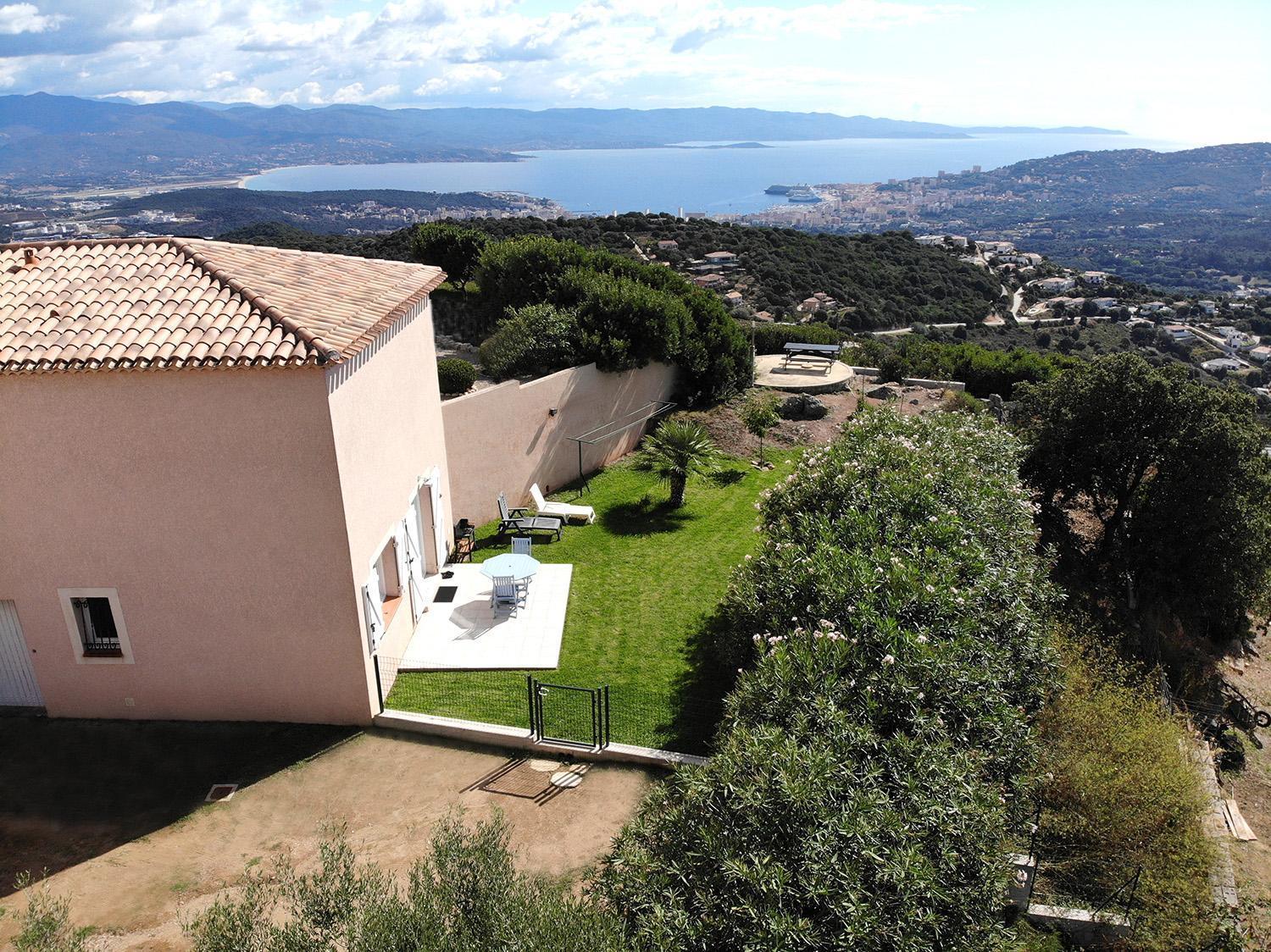 Gites Sassone, Vue Panoramique Sur Ajaccio Et La Mer Алата Екстер'єр фото