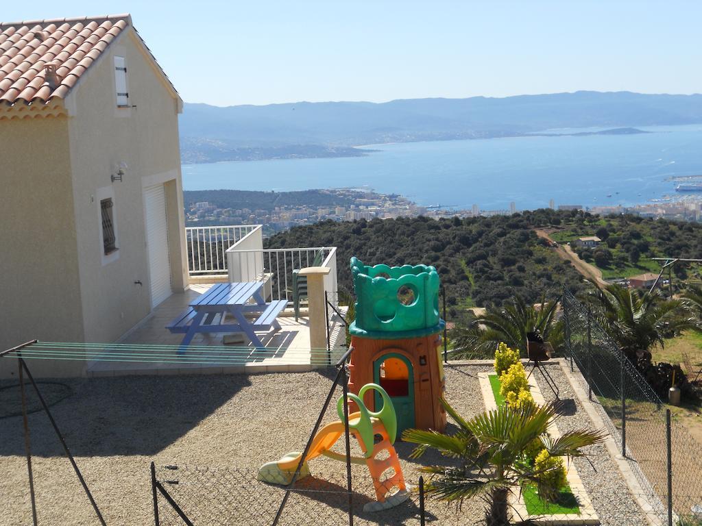 Gites Sassone, Vue Panoramique Sur Ajaccio Et La Mer Алата Номер фото